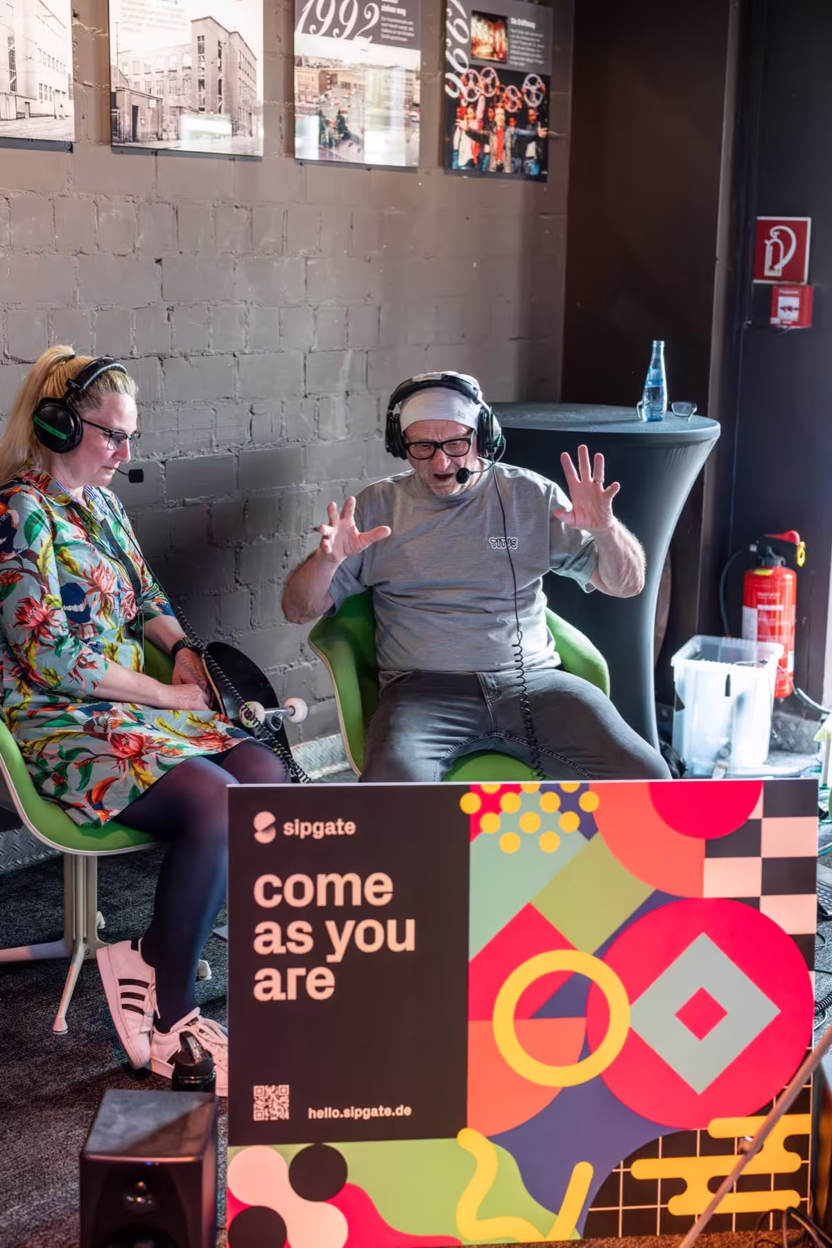 Photo of Titus Dittmann taken at beyond tellerrand in Düsseldorf 2024 by Udo Fritsch