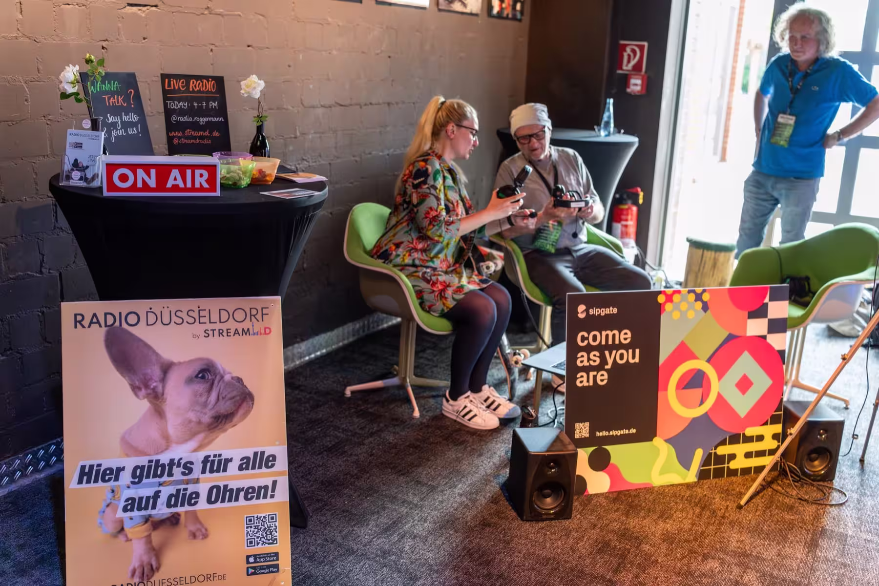 Photo of Titus Dittmann taken at beyond tellerrand in Düsseldorf 2024 by Udo Fritsch