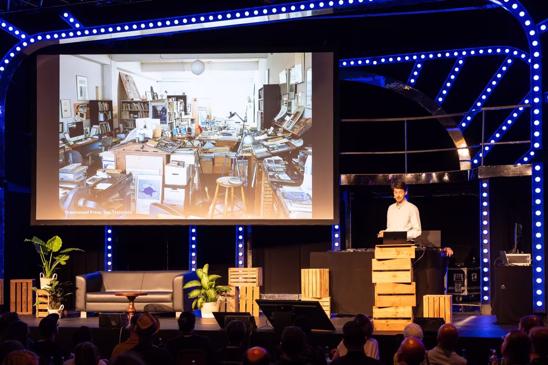Photo of Ferdinand Ulrich taken at beyond tellerrand in Düsseldorf 2024 by Udo Fritsch