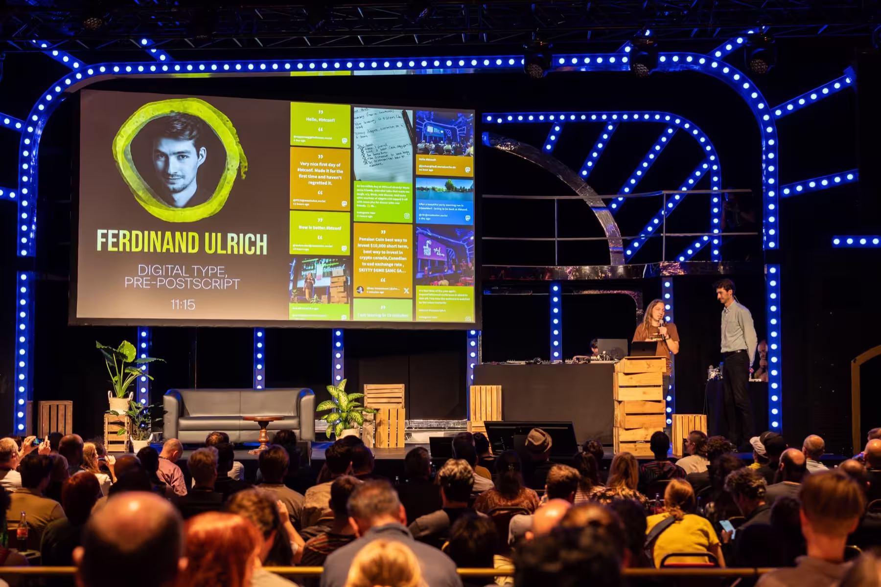 Photo of Ferdinand Ulrich taken at beyond tellerrand in Düsseldorf 2024 by Udo Fritsch