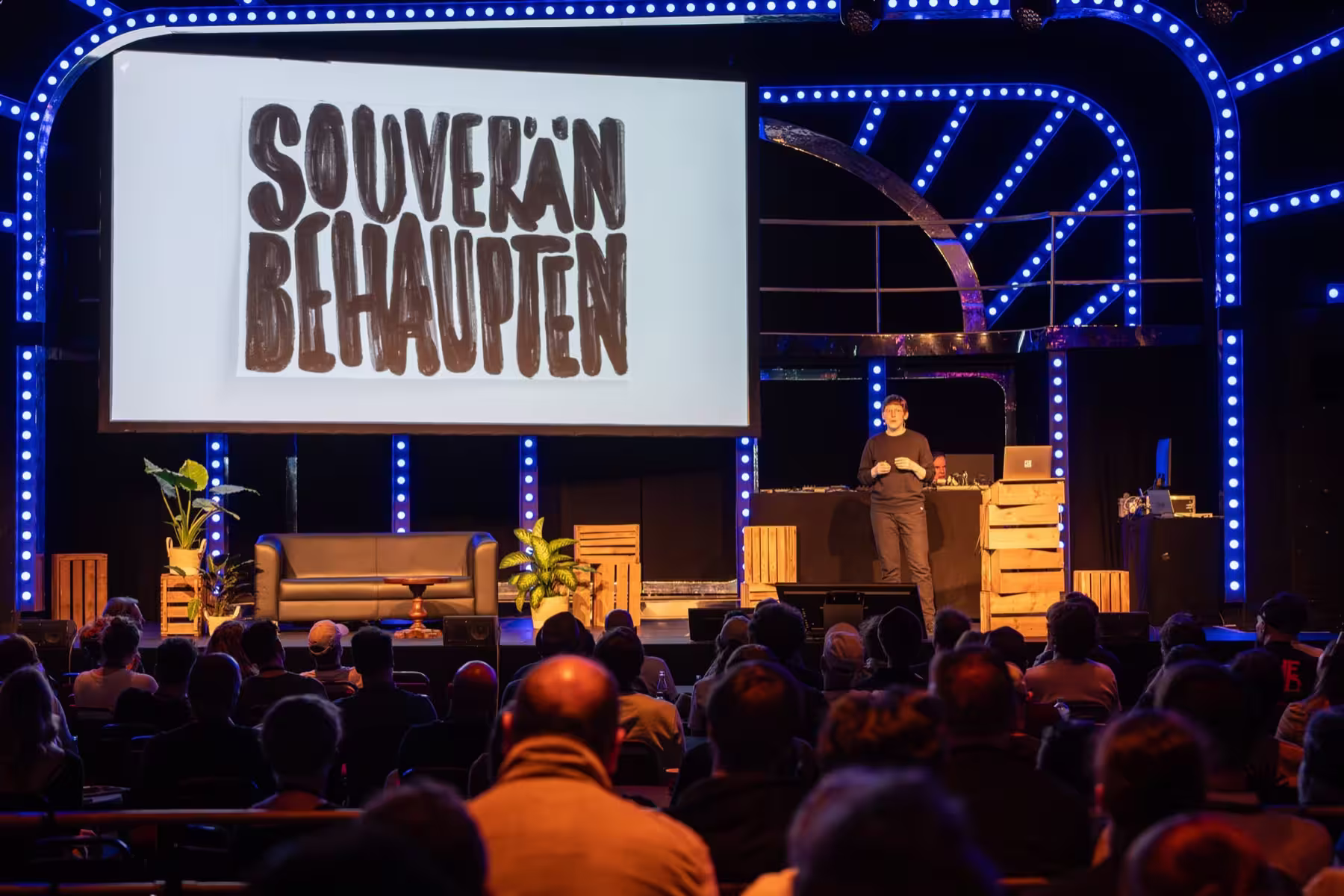 Photo of Chris Campe taken at beyond tellerrand in Düsseldorf 2024 by Udo Fritsch