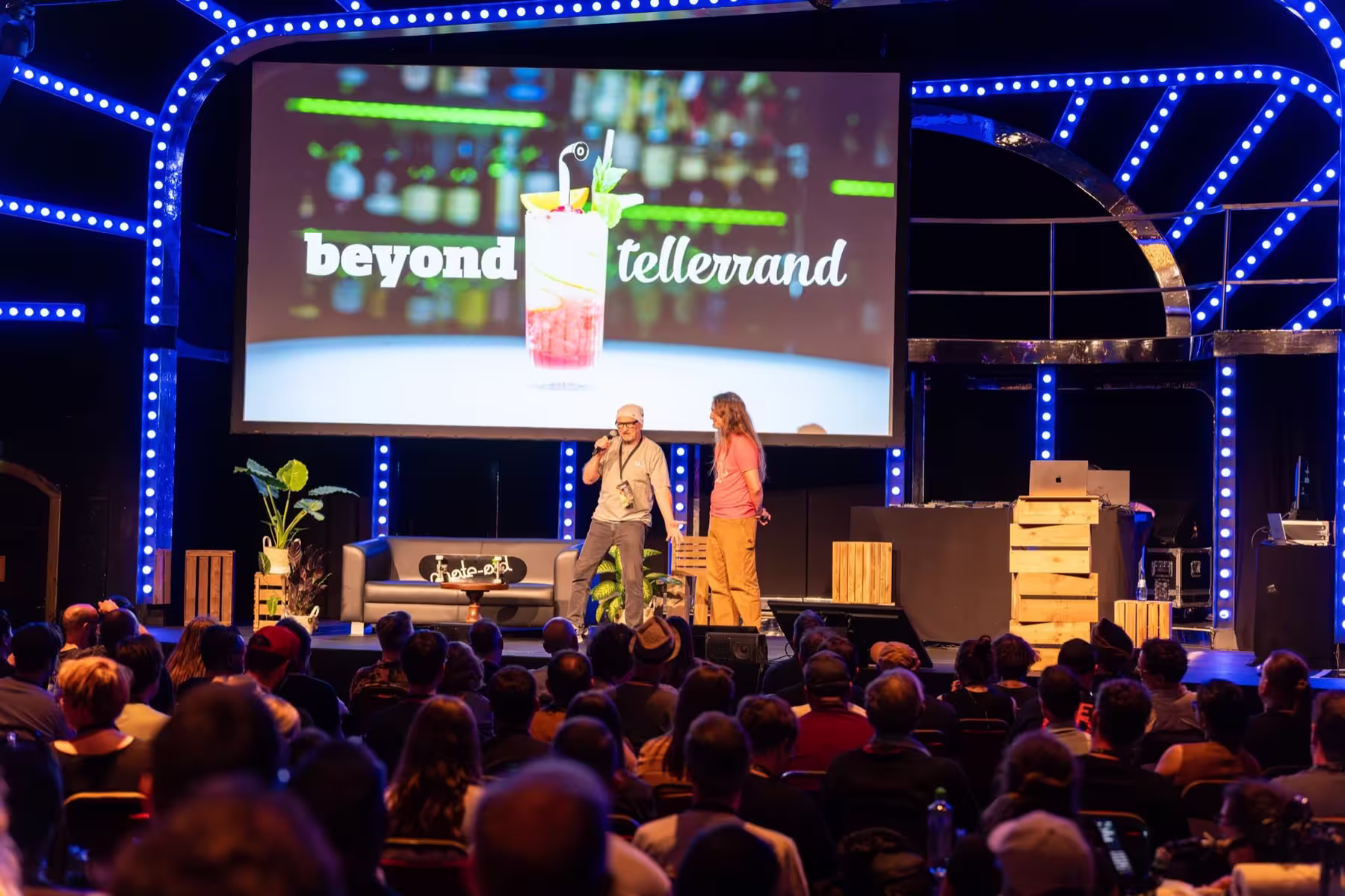 Photo of Titus Dittmann taken at beyond tellerrand in Düsseldorf 2024 by Udo Fritsch