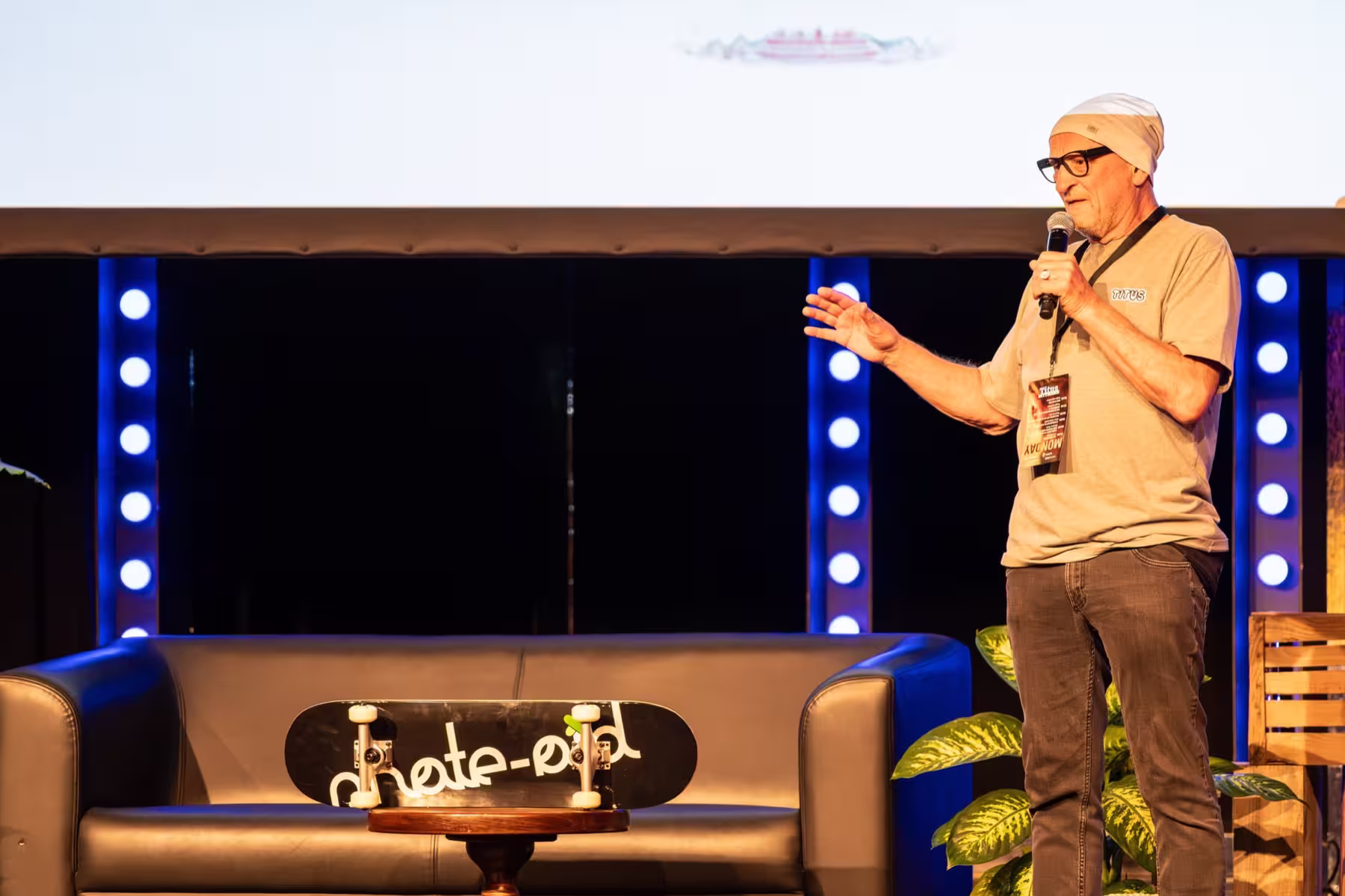 Photo of Titus Dittmann taken at beyond tellerrand in Düsseldorf 2024 by Udo Fritsch