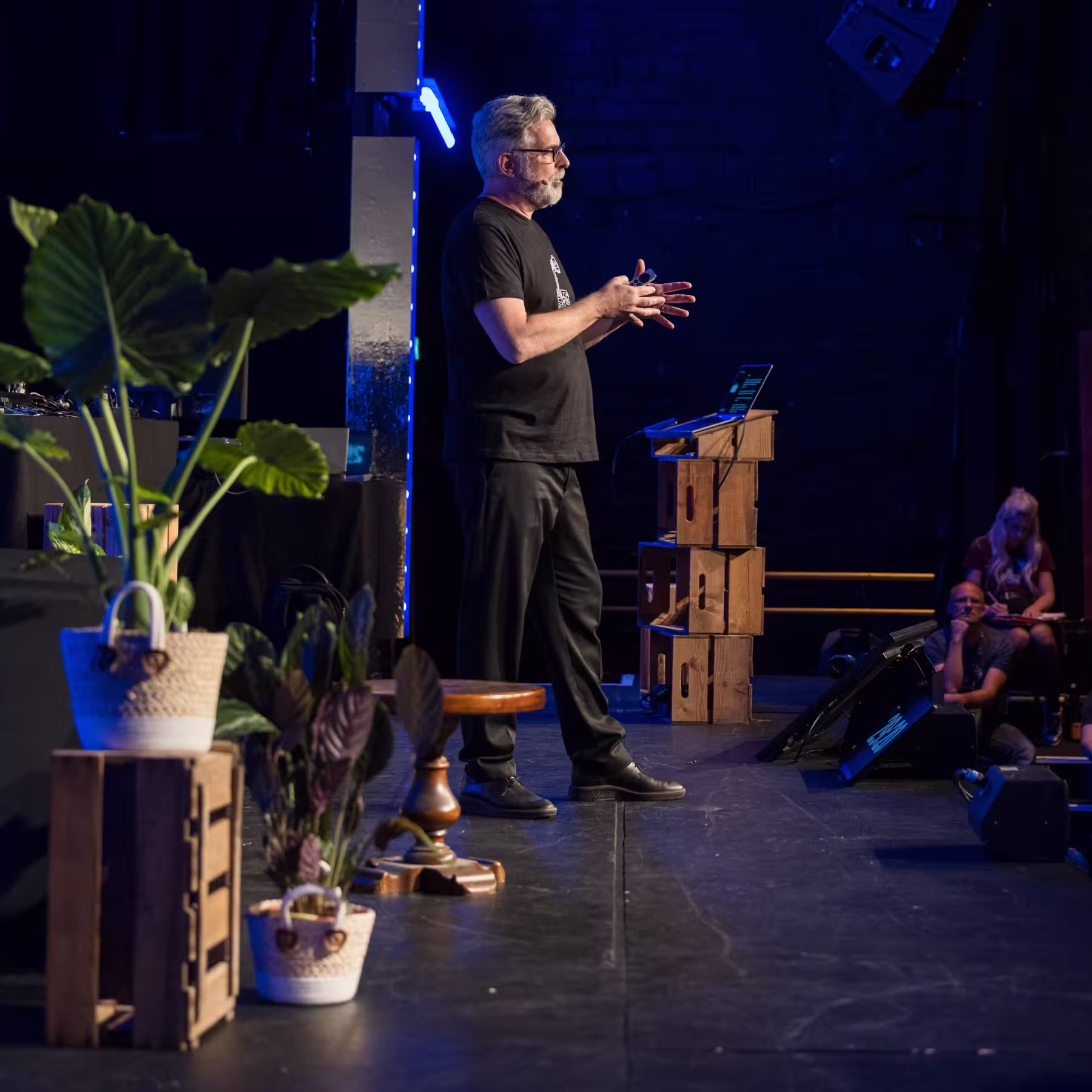 Photo of David de Léon taken at beyond tellerrand in Düsseldorf 2024 by Martin Kraft