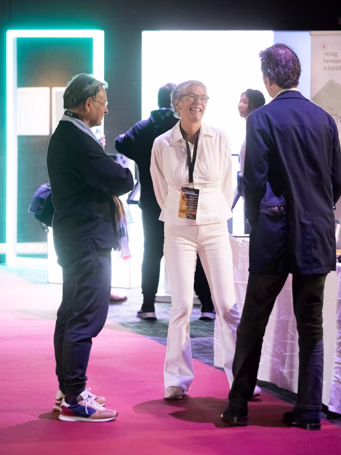 Photo of Stefan Sagmeister taken at beyond tellerrand in Düsseldorf 2024 by Martin Kraft