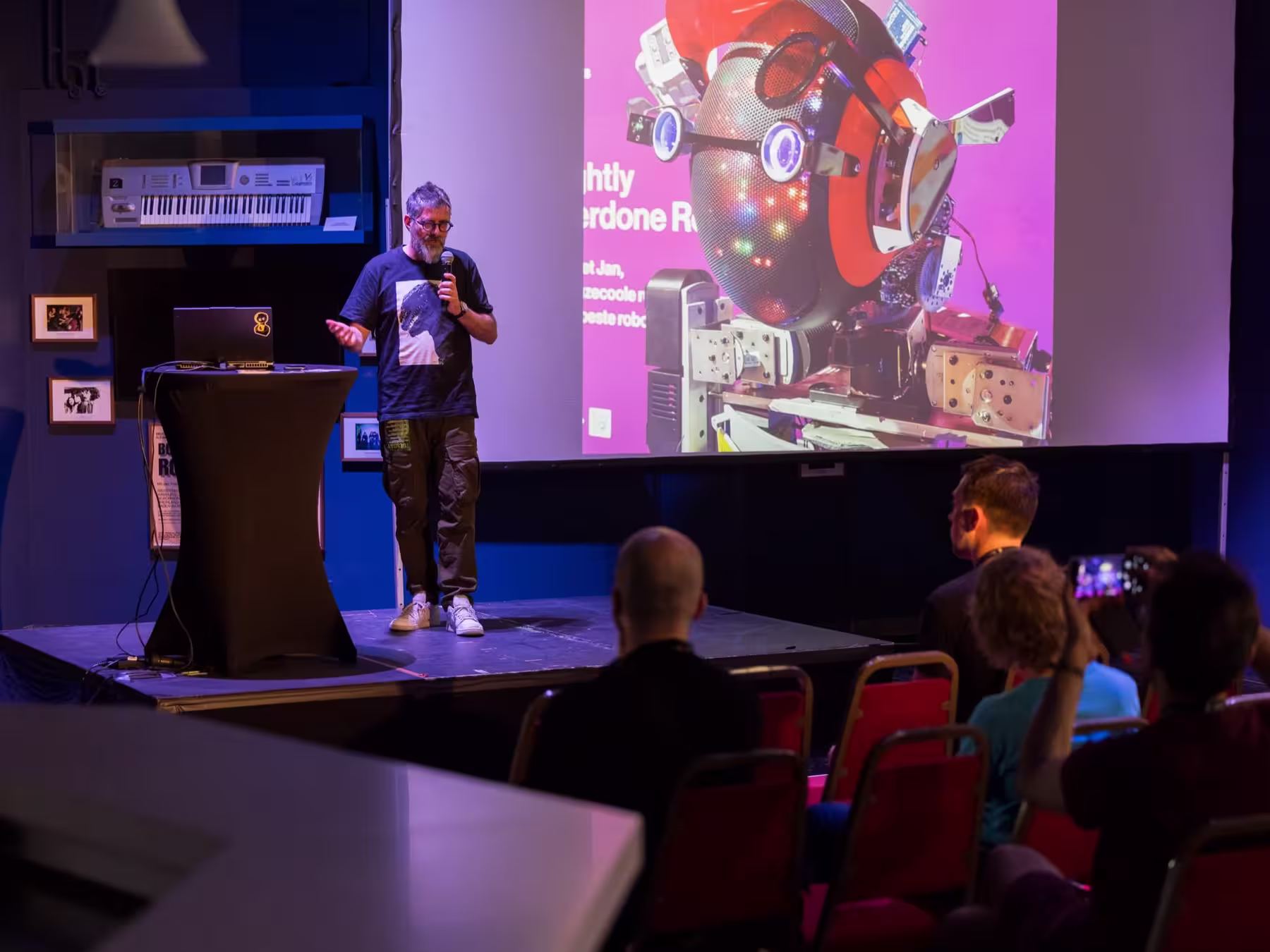 Photo of Jan De Coster taken at beyond tellerrand in Düsseldorf 2024 by Martin Kraft