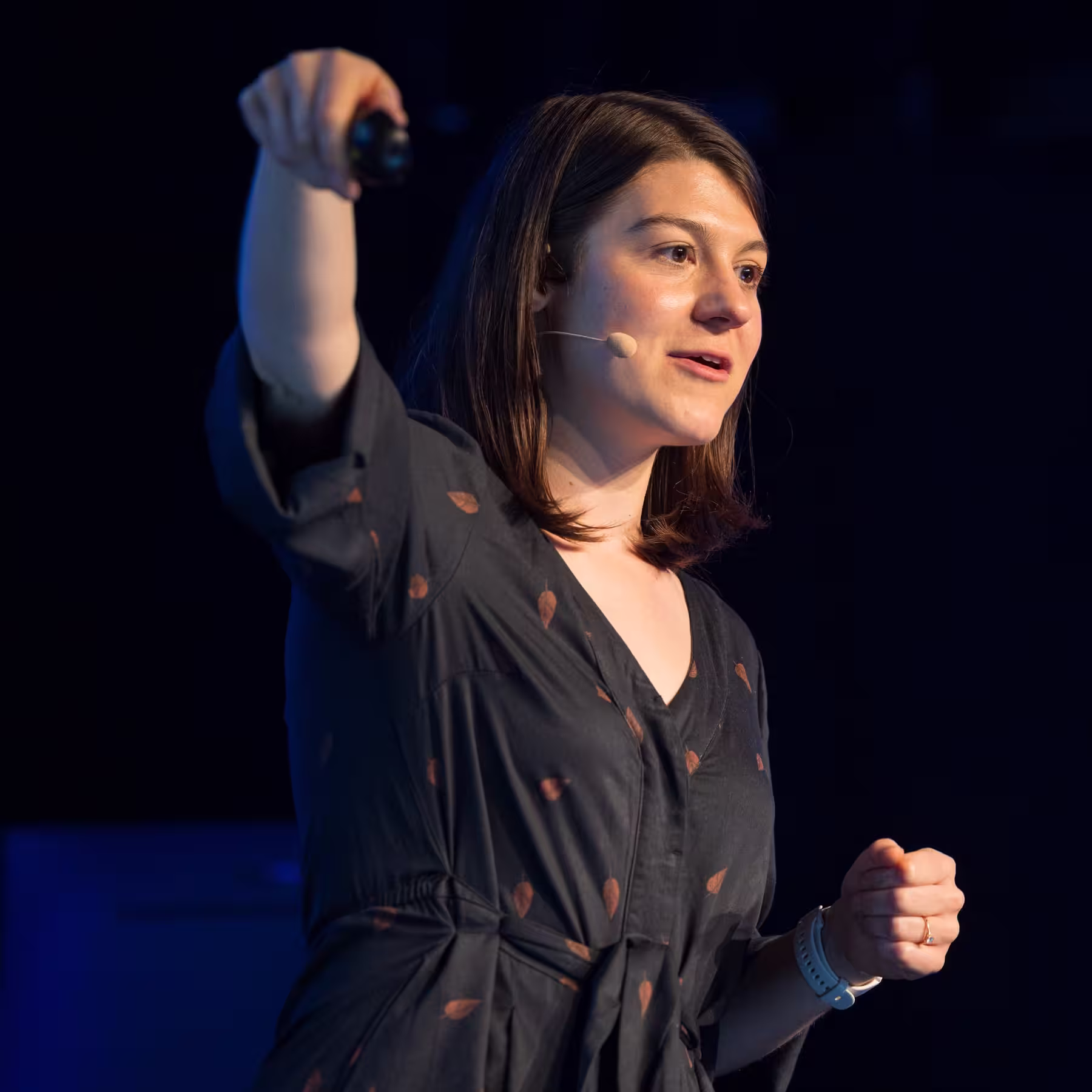 Photo of Maggie Appleton taken at beyond tellerrand in Düsseldorf 2024 by Martin Kraft