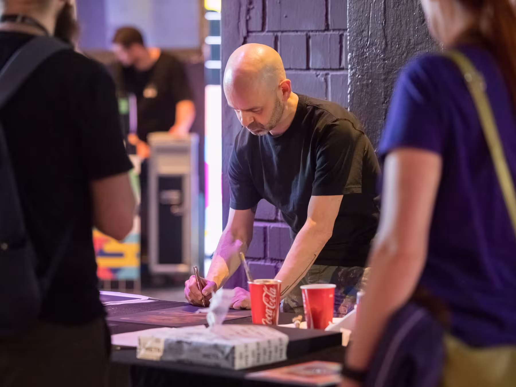 Photo of Rob Draper taken at beyond tellerrand in Düsseldorf 2024 by Martin Kraft