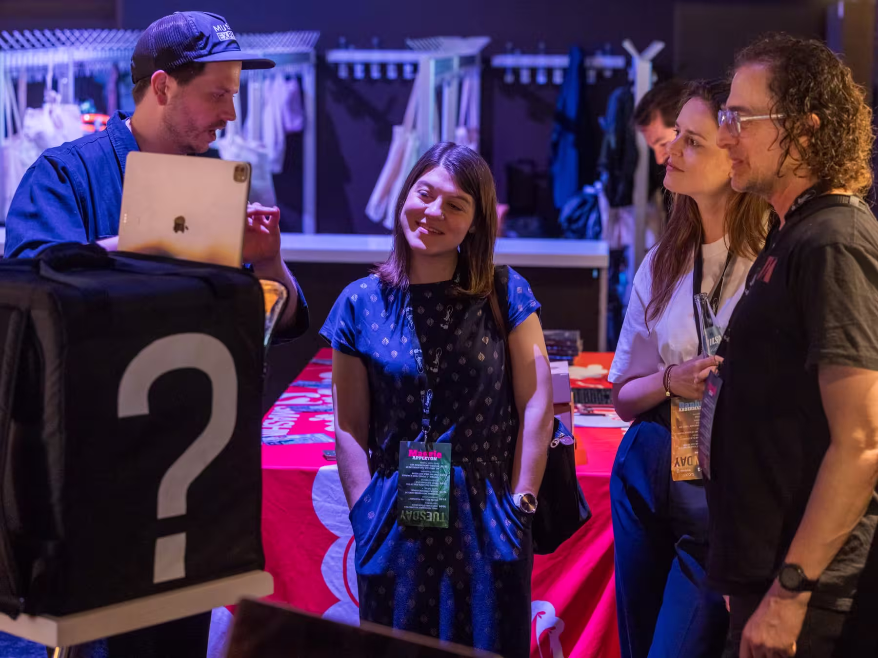 Photo of Maggie Appleton taken at beyond tellerrand in Düsseldorf 2024 by Martin Kraft