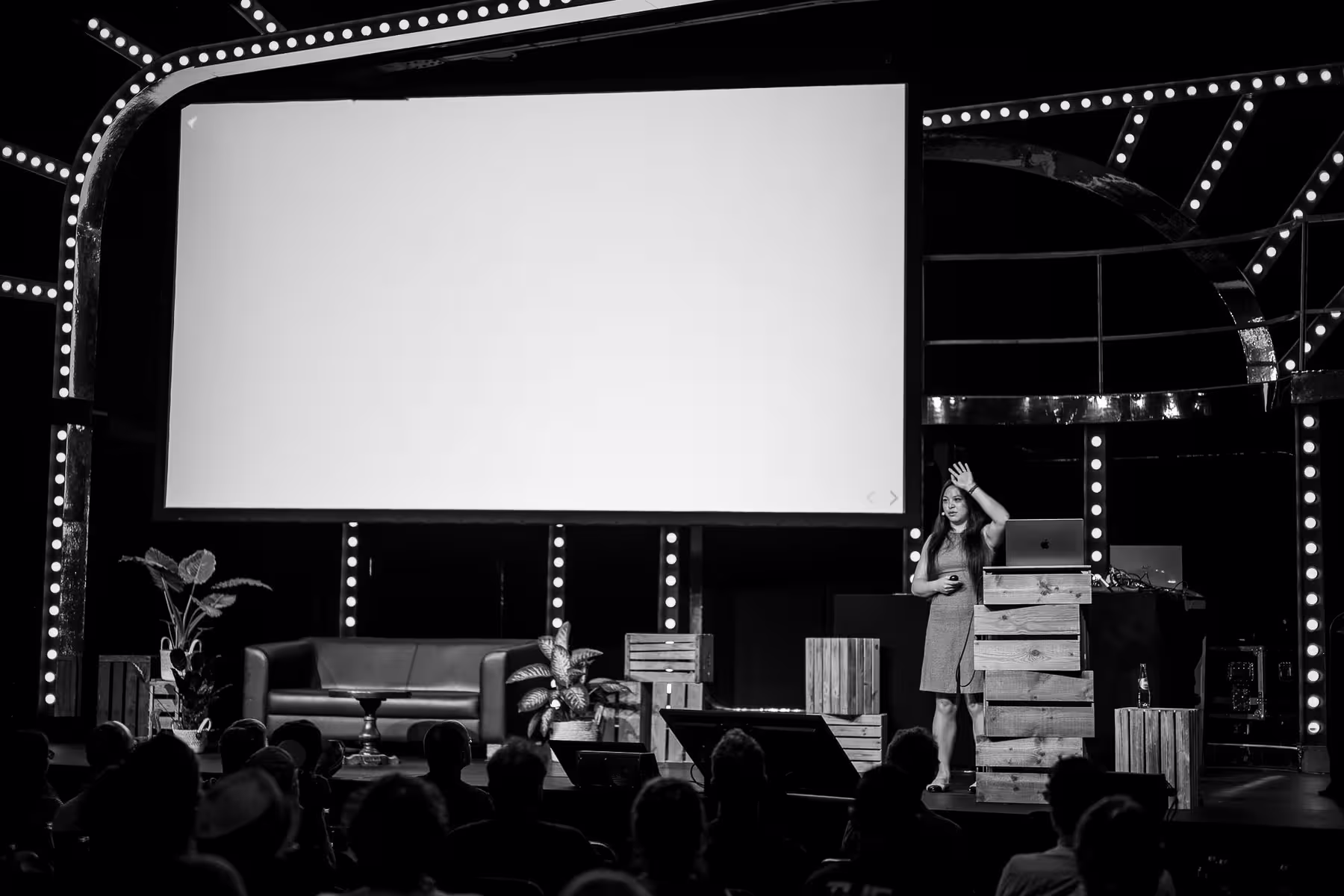 Photo of Adrienne Tacke taken at beyond tellerrand in Düsseldorf 2024 by Florian Ziegler