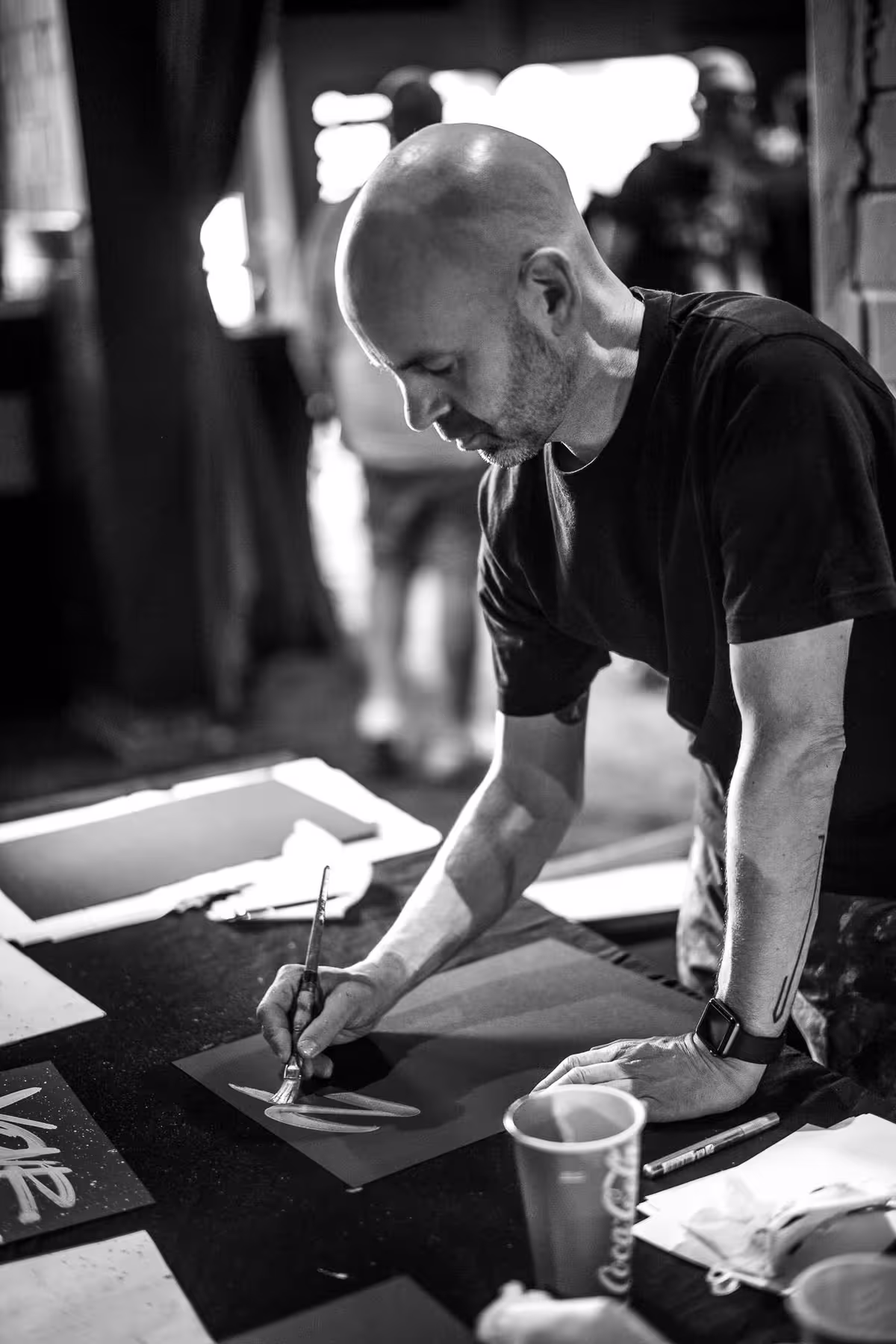 Photo of Rob Draper taken at beyond tellerrand in Düsseldorf 2024 by Florian Ziegler