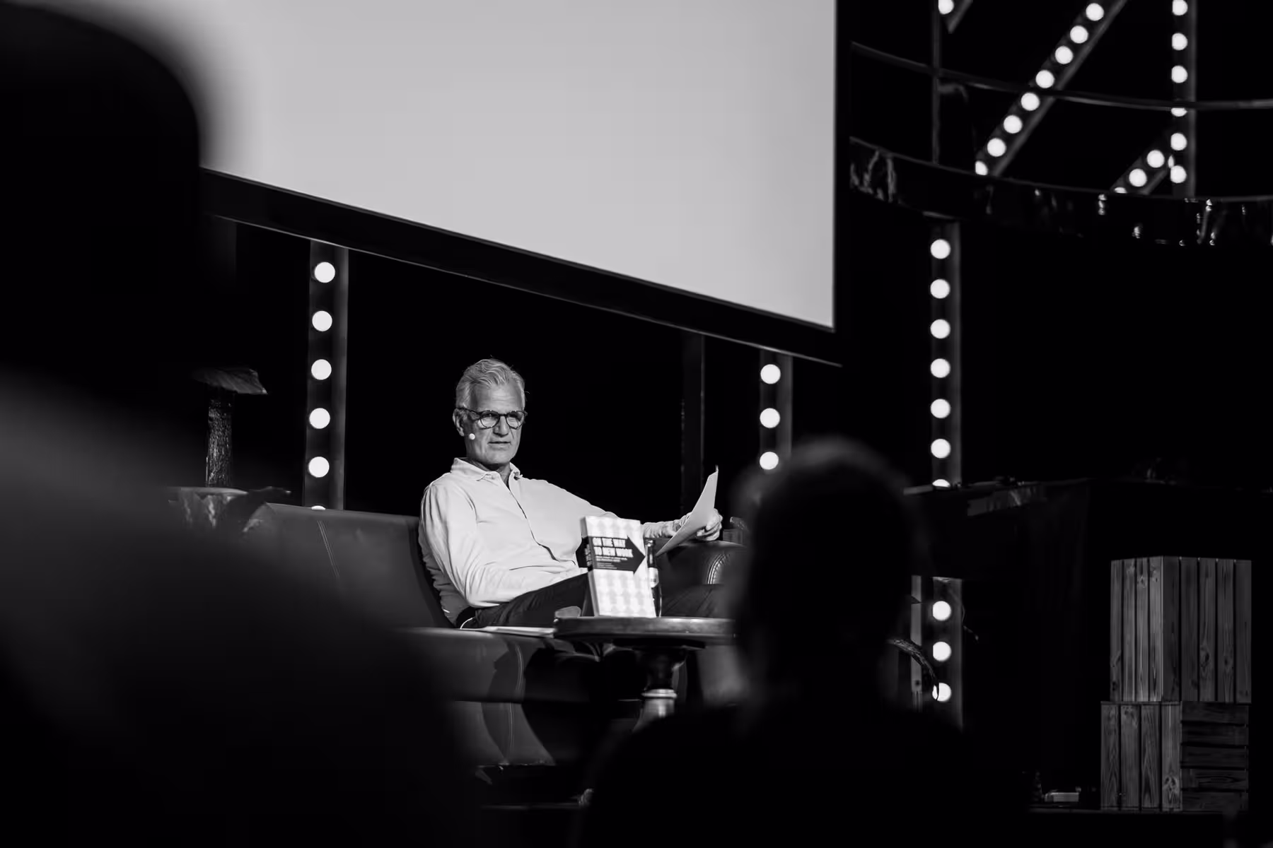 Photo of Michael Trautmann taken at beyond tellerrand in Düsseldorf 2024 by Florian Ziegler
