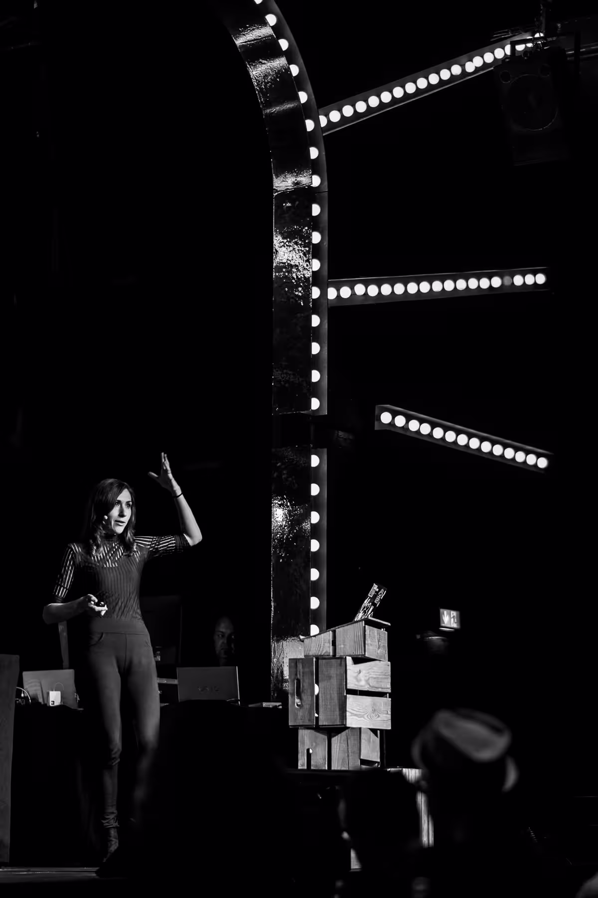 Photo of Natalya Shelburne taken at beyond tellerrand in Düsseldorf 2024 by Florian Ziegler