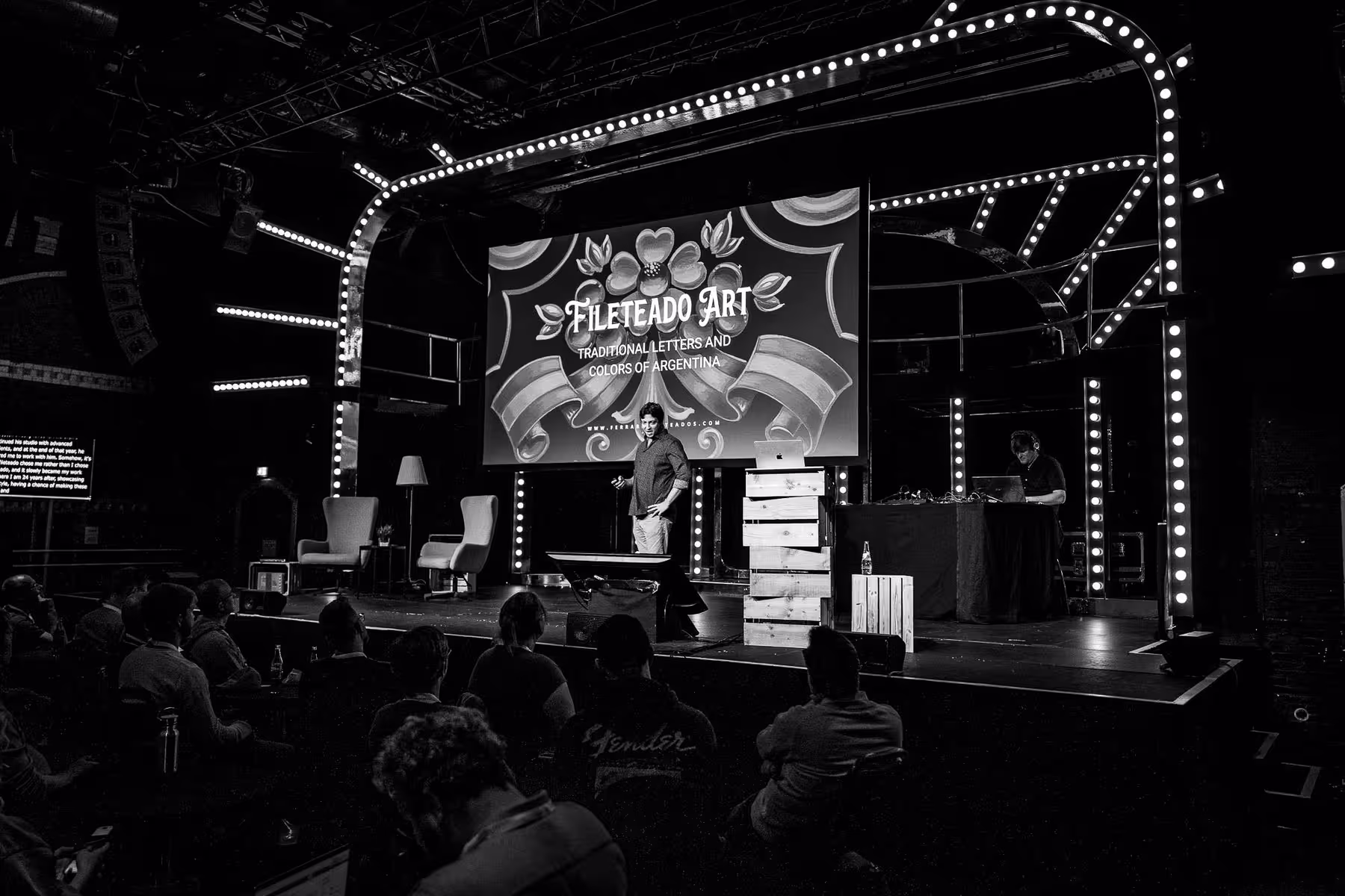 Photo of Gustavo Ferrari taken at beyond tellerrand in Düsseldorf 2025 by Florian Ziegler