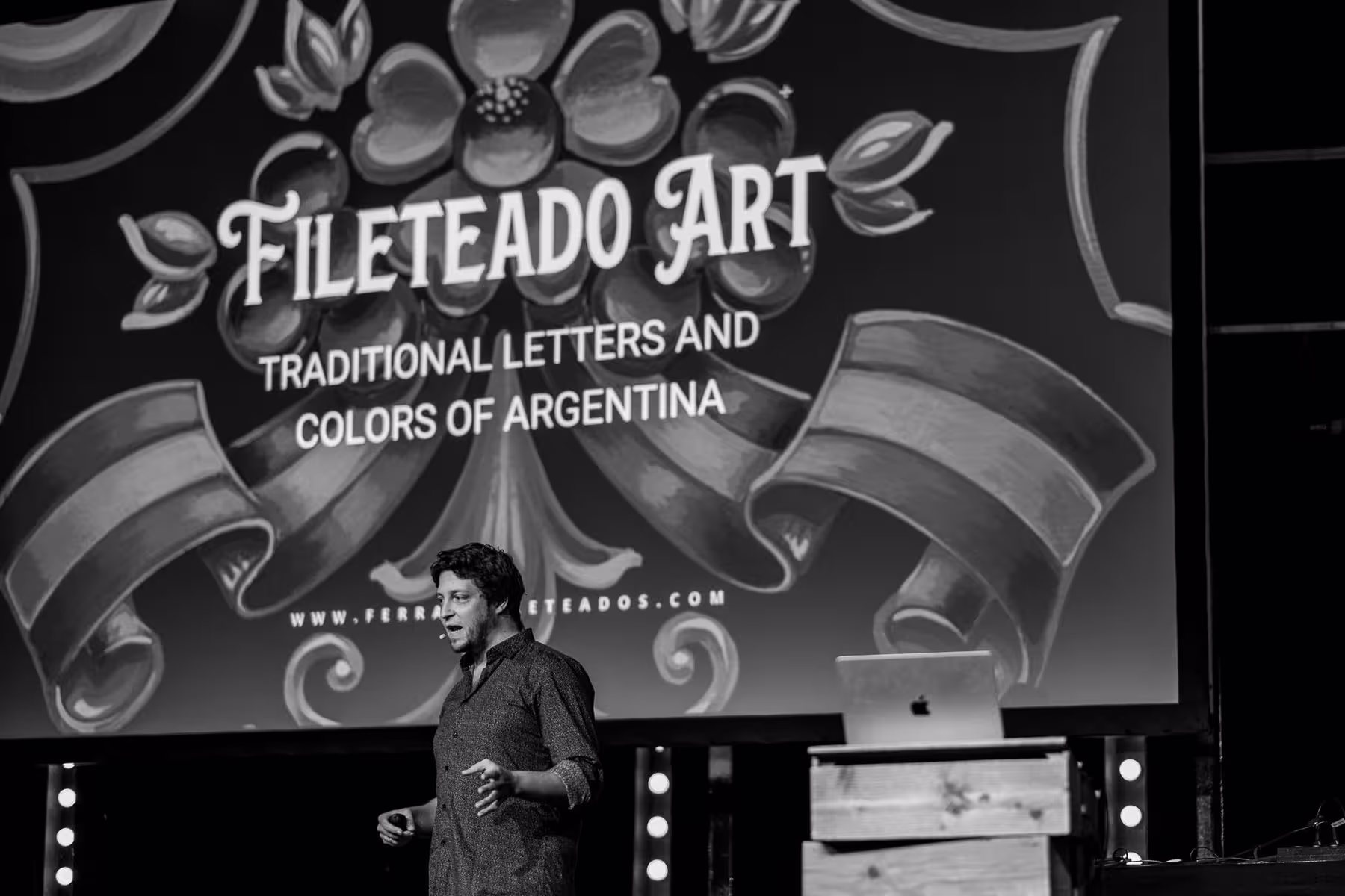 Photo of Gustavo Ferrari taken at beyond tellerrand in Düsseldorf 2025 by Florian Ziegler