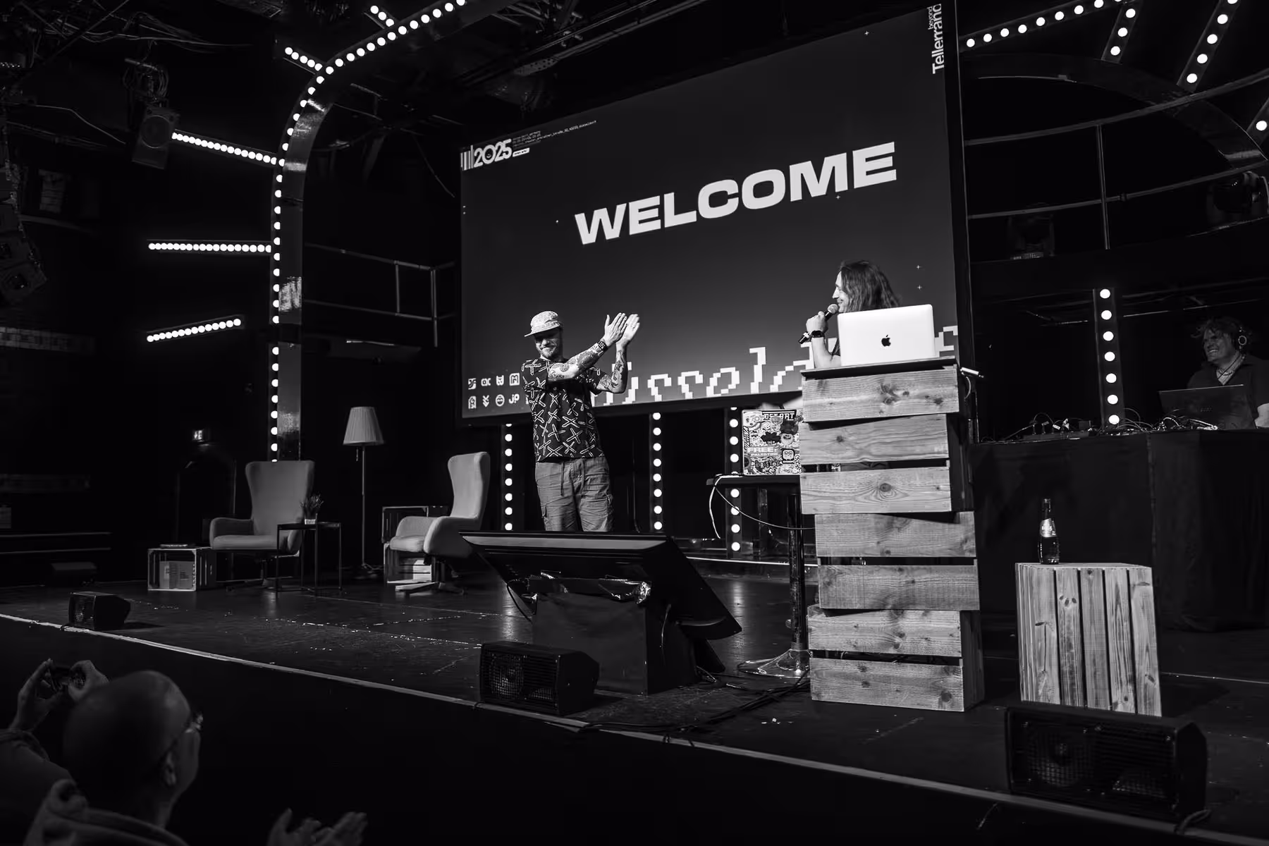 Photo of Gavin Strange taken at beyond tellerrand in Düsseldorf 2025 by Florian Ziegler