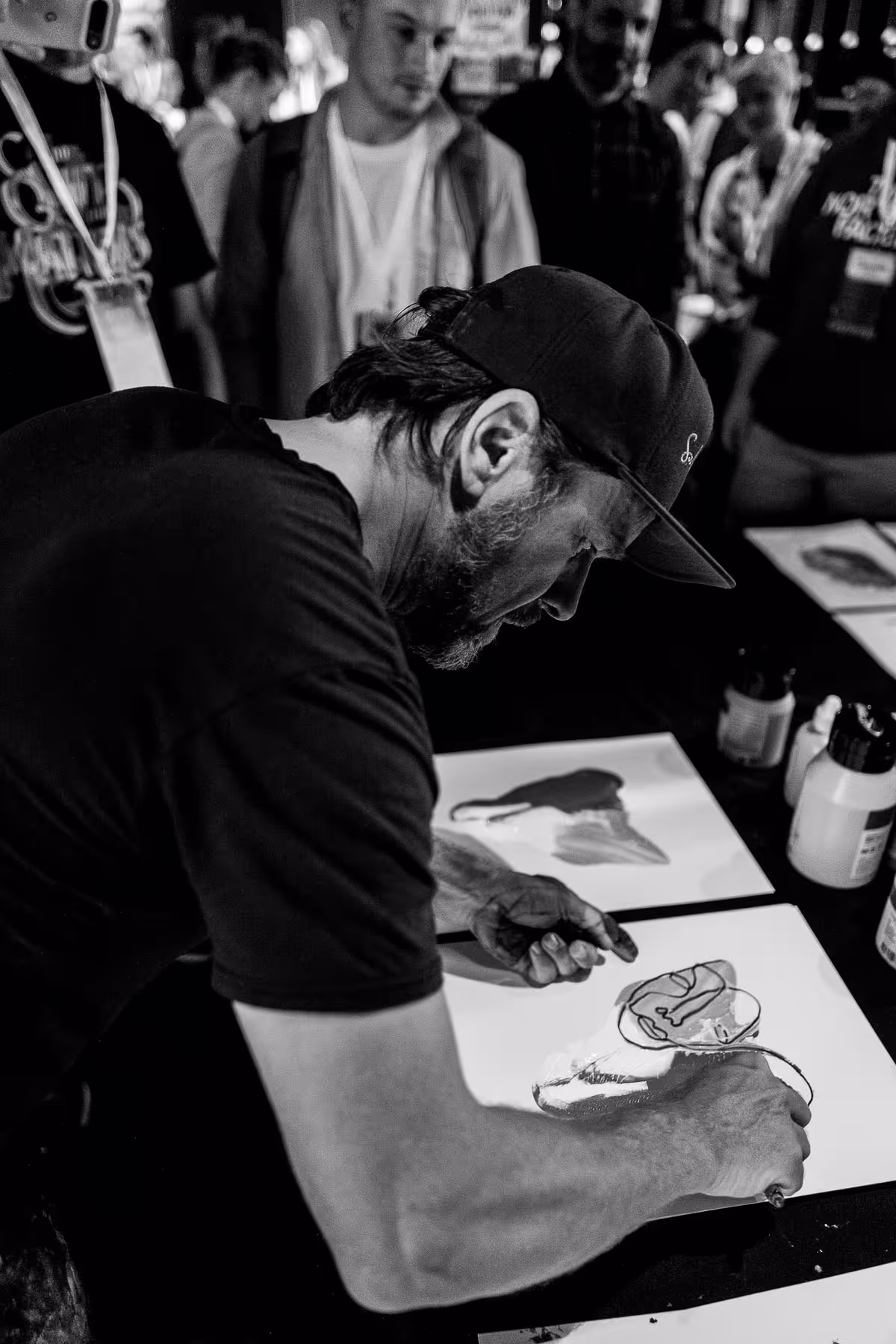 Photo of Niels Kiené taken at beyond tellerrand in Düsseldorf 2025 by Florian Ziegler