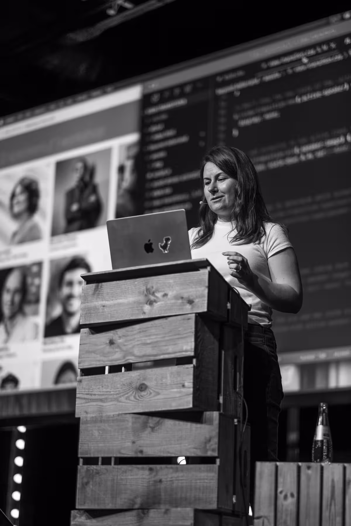 Photo of Cyd Stumpel taken at beyond tellerrand in Düsseldorf 2025 by Florian Ziegler