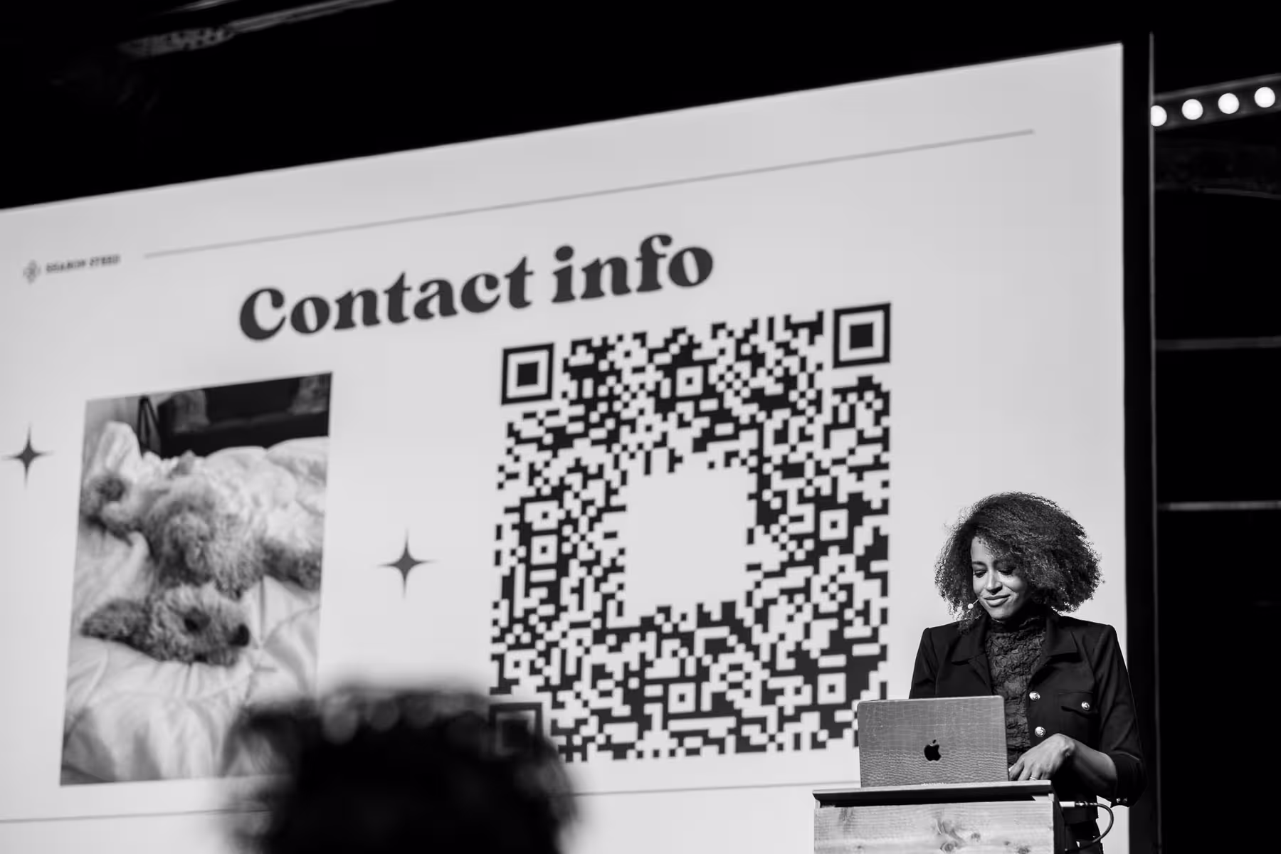 Photo of Sharon Steed taken at beyond tellerrand in Düsseldorf 2025 by Florian Ziegler