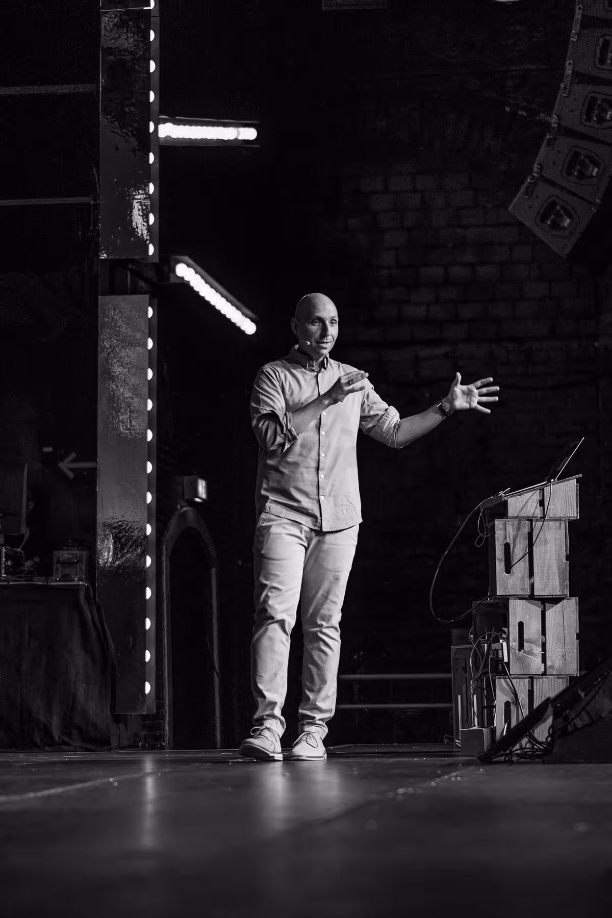 Photo of Vitaly Friedman taken at beyond tellerrand in Düsseldorf 2025 by Florian Ziegler