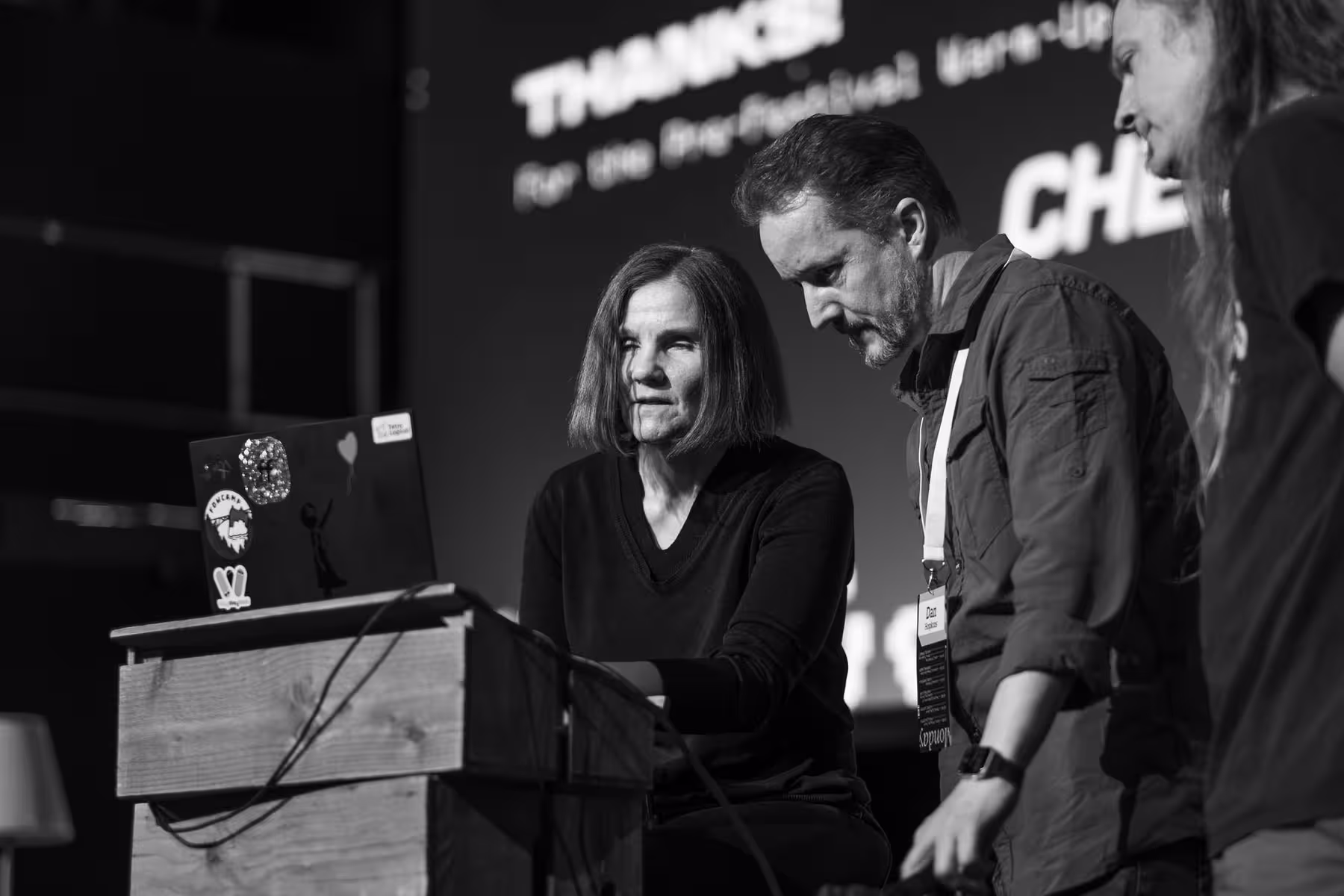 Photo of Léonie Watson taken at beyond tellerrand in Düsseldorf 2025 by Florian Ziegler