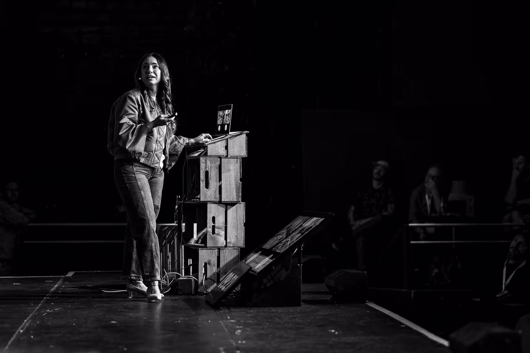 Photo of Paula Zuccotti taken at beyond tellerrand in Düsseldorf 2025 by Florian Ziegler