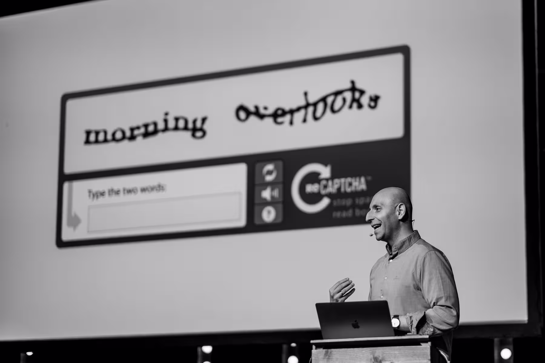 Photo of Vitaly Friedman taken at beyond tellerrand in Düsseldorf 2025 by Florian Ziegler