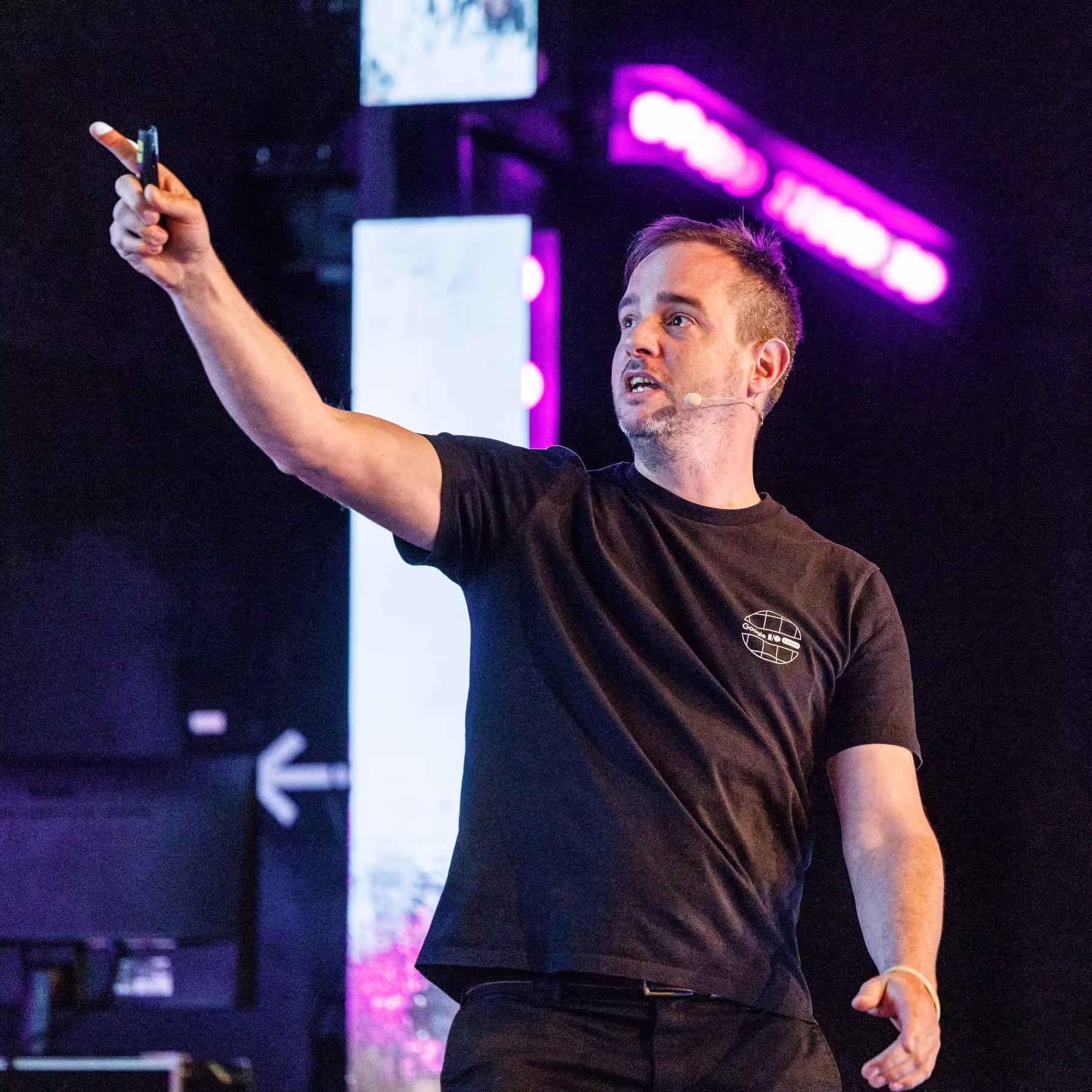 Photo of Bramus Van Damme taken at beyond tellerrand in Düsseldorf 2026 by Martin Kraft