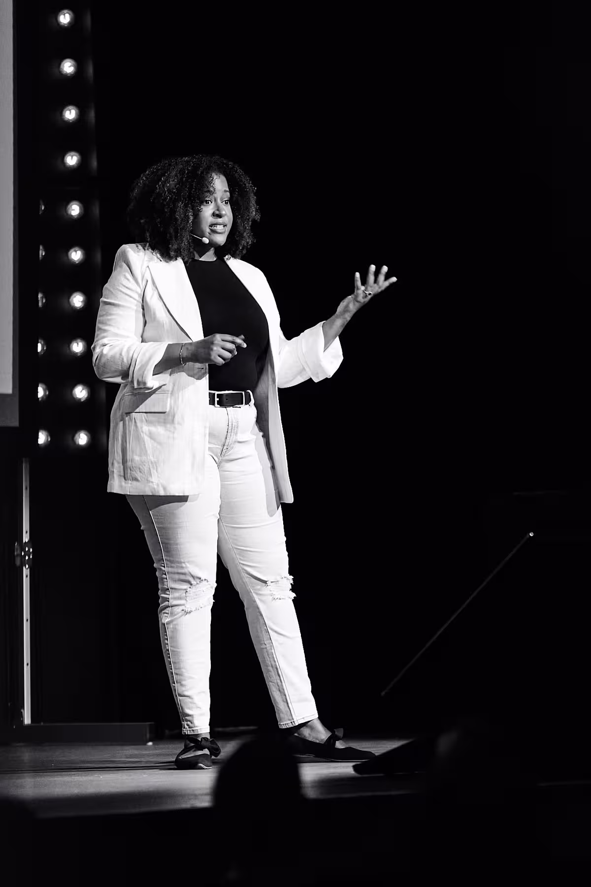 Photo of Sharon Steed taken at beyond tellerrand in Hamburg 2022 by Norman Posselt