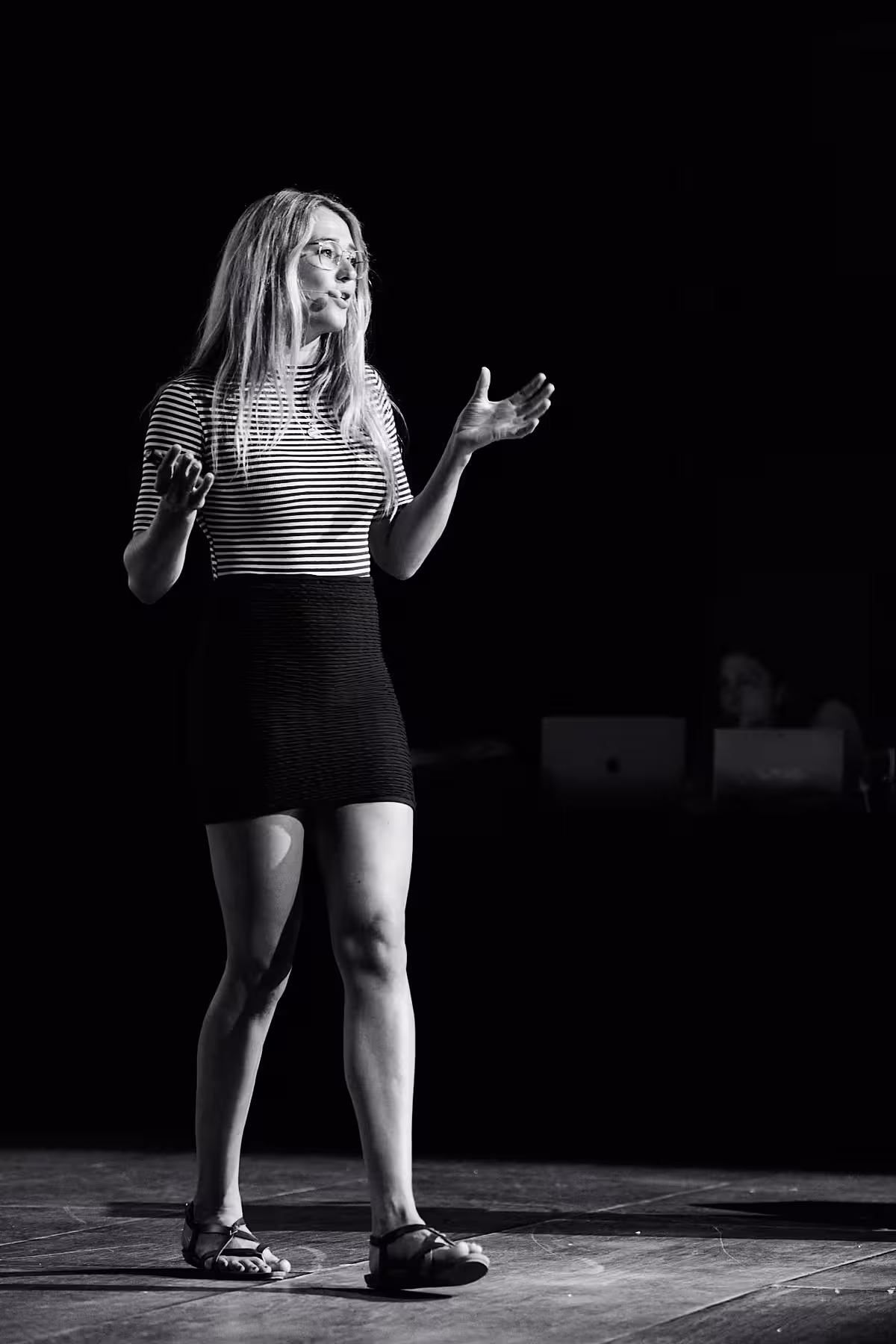 Photo of Carolin Stüdemann taken at beyond tellerrand in Hamburg 2022 by Norman Posselt