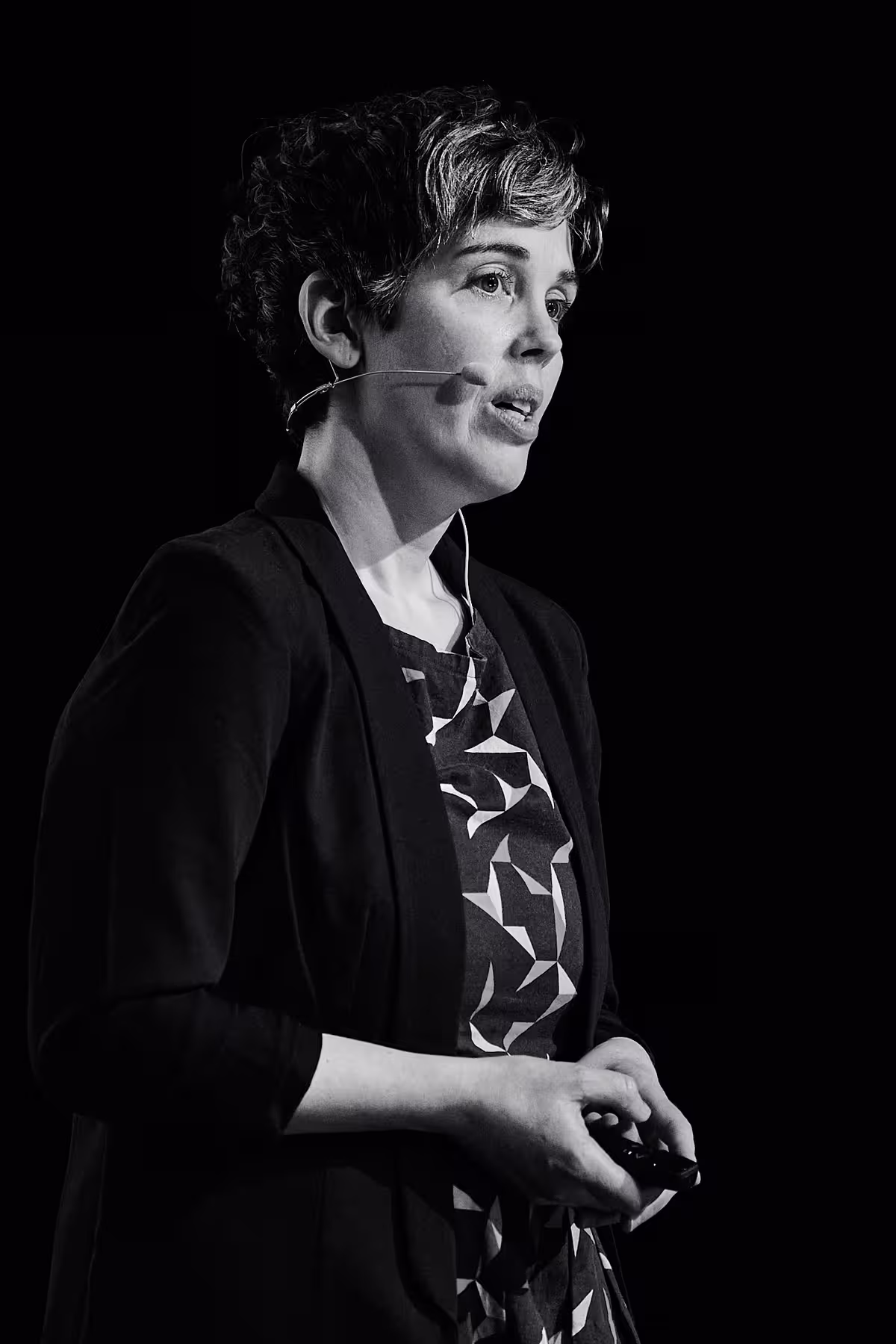 Photo of Doro Ottermann taken at beyond tellerrand in Hamburg 2022 by Norman Posselt