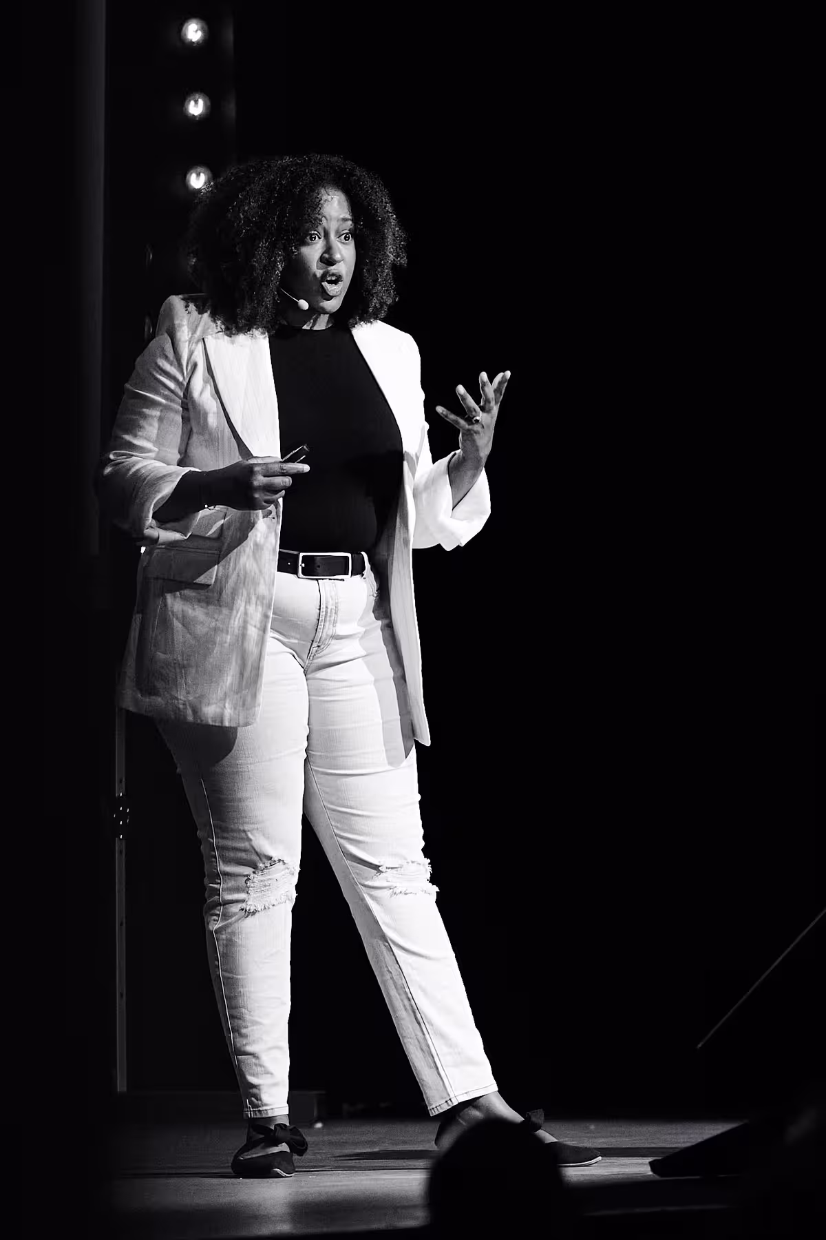 Photo of Sharon Steed taken at beyond tellerrand in Hamburg 2022 by Norman Posselt