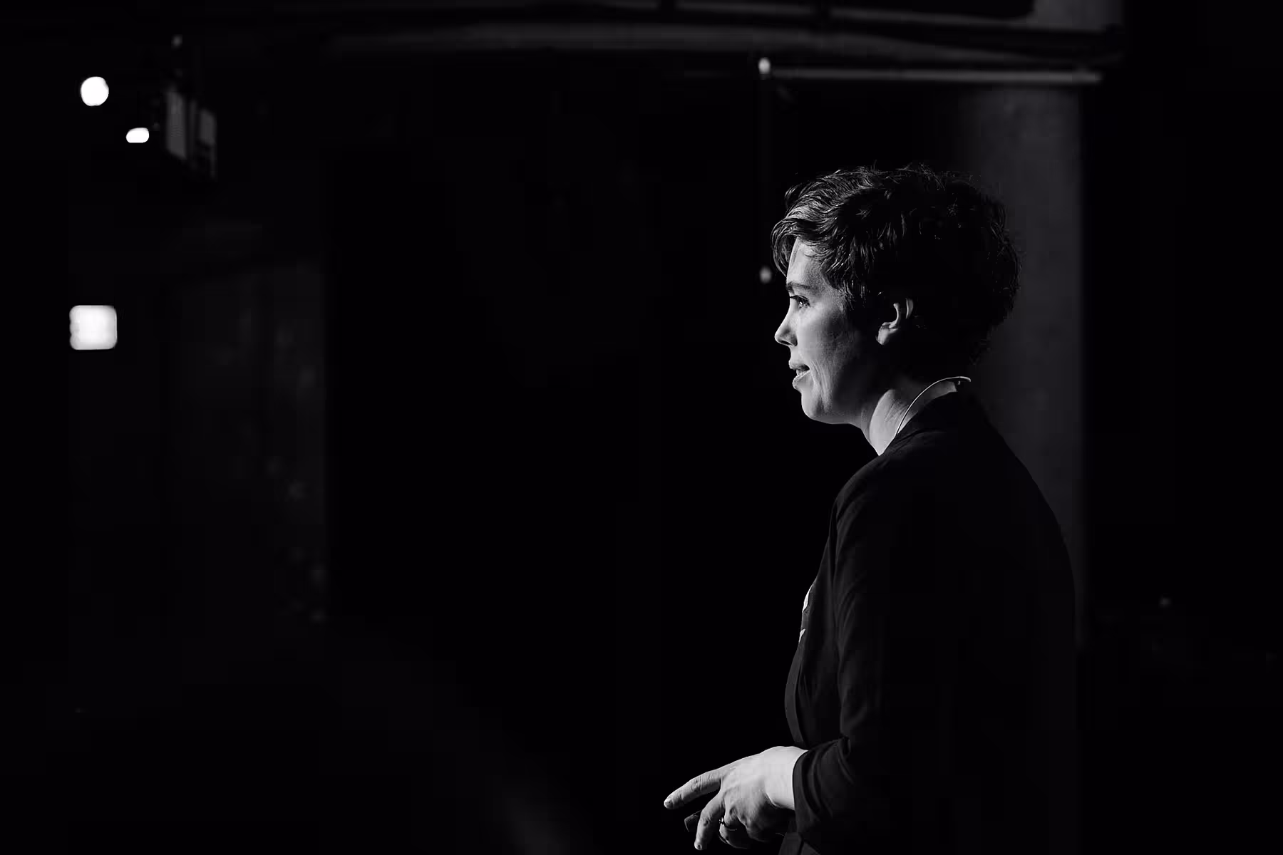 Photo of Doro Ottermann taken at beyond tellerrand in Hamburg 2022 by Norman Posselt