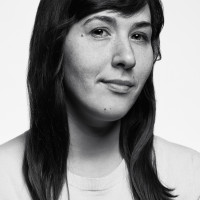 A photo with a portrait of Natalya Shelburne