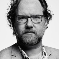 A photo with a portrait of Aaron Gustafson