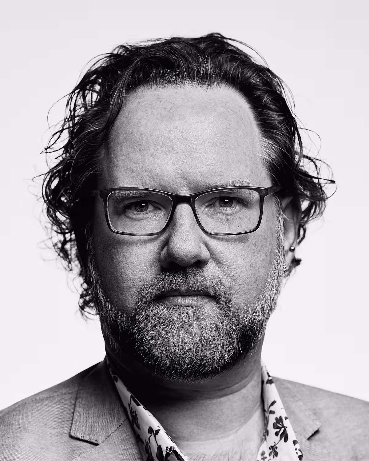 Portrait of Aaron Gustafson taken at beyond tellerrand in Berlin 2019 by Norman Posselt