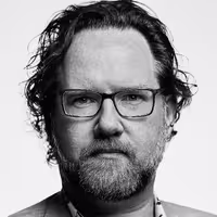 A photo with a portrait of Aaron Gustafson