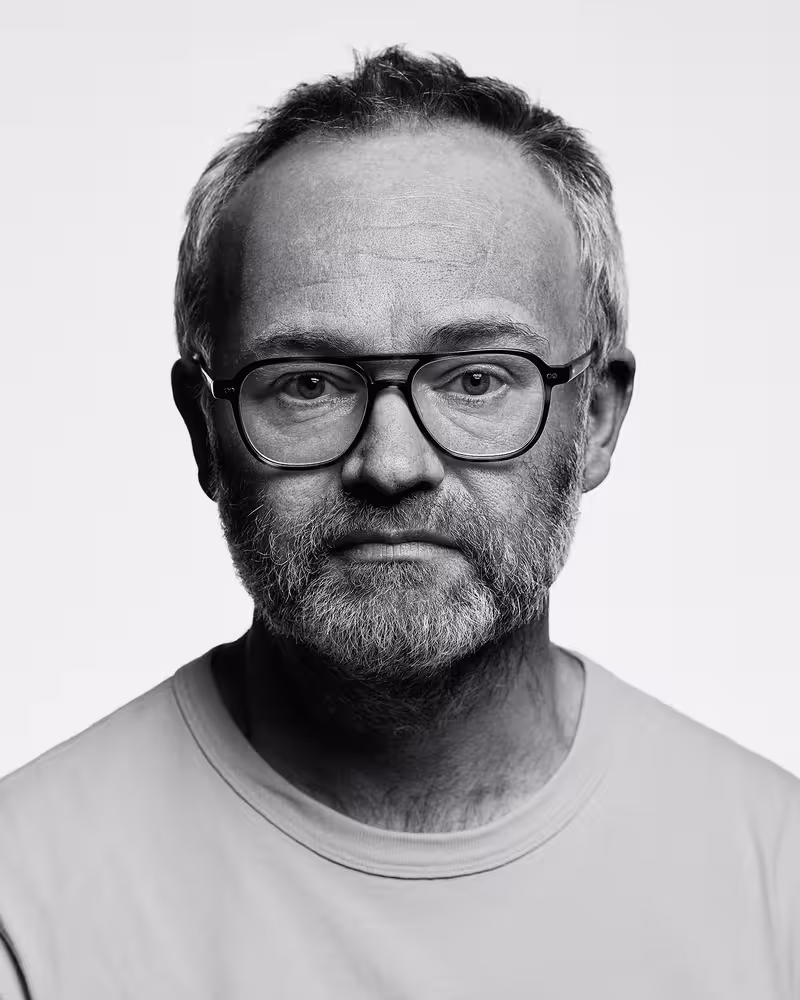 Portrait of Wilfrid Wood taken at beyond tellerrand in Berlin 2019 by Norman Posselt