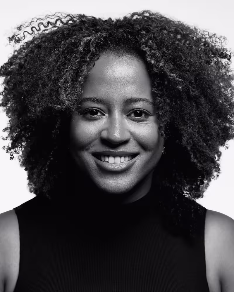 Portrait of Sharon Steed taken at beyond tellerrand in Berlin 2019 by Norman Posselt