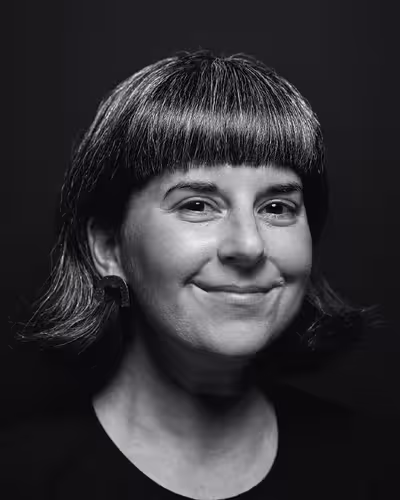 Portrait of Alexandra Deschamps-Sonsino taken at beyond tellerrand in Berlin 2022 by Norman Posselt