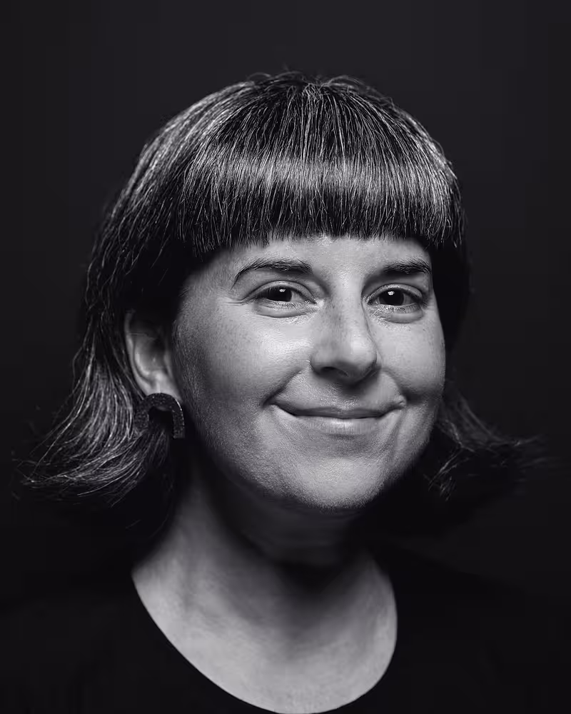 Portrait of Alexandra Deschamps-Sonsino taken at beyond tellerrand in Berlin 2022 by Norman Posselt