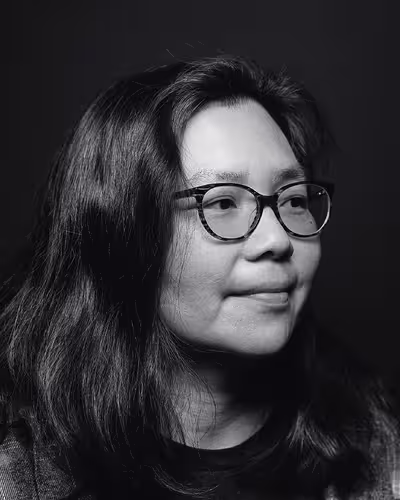 Portrait of Michelle Chin taken at beyond tellerrand in Berlin 2022 by Norman Posselt