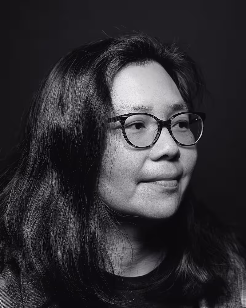 Portrait of Michelle Chin taken at beyond tellerrand in Berlin 2022 by Norman Posselt