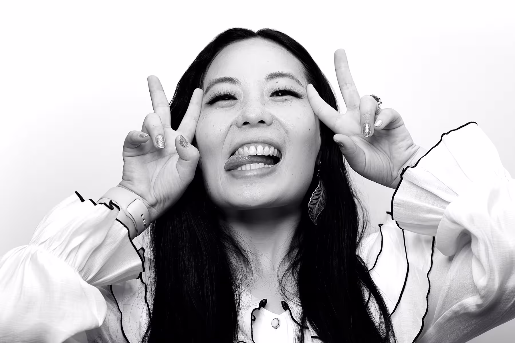 Portrait of Shirley Wu taken at beyond tellerrand in Berlin 2023 by Norman Posselt