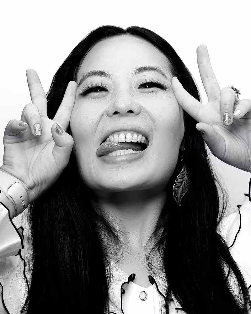 Portrait of Shirley Wu taken at beyond tellerrand in Berlin 2023 by Norman Posselt