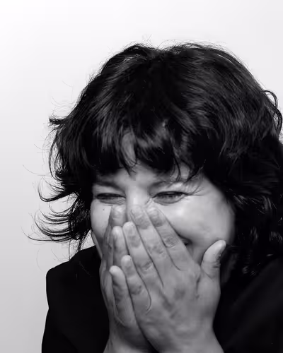 Portrait of Yasaman Sheri taken at beyond tellerrand in Berlin 2023 by Norman Posselt