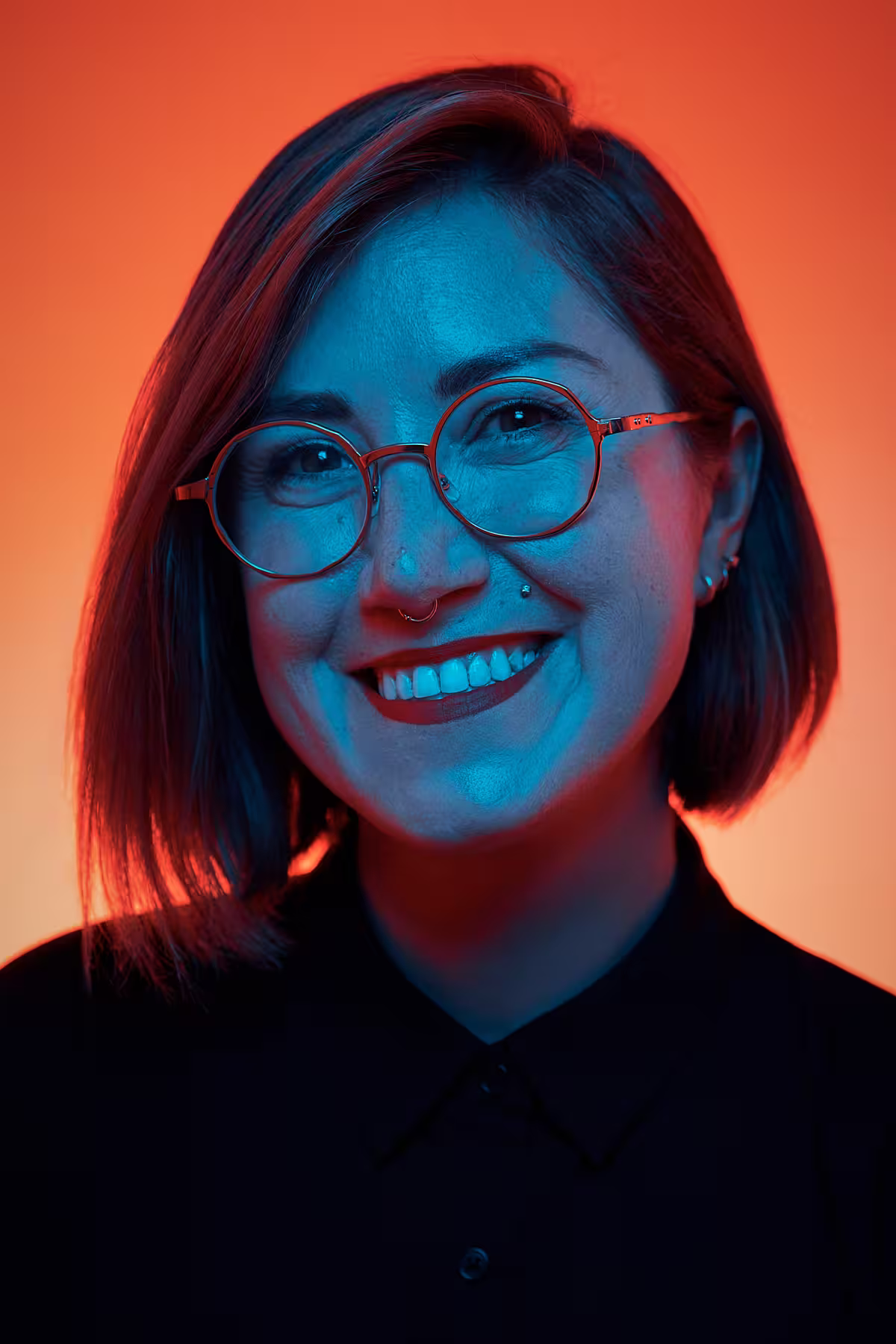 Portrait of Jessica Hische taken at beyond tellerrand in Berlin 2024 by Norman Posselt