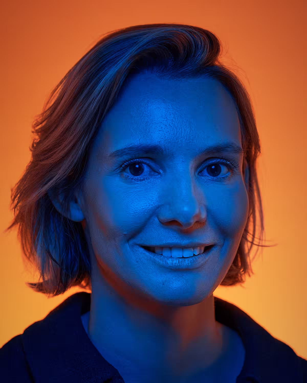 Portrait of Christine Vallaure taken at beyond tellerrand in Berlin 2024 by Norman Posselt