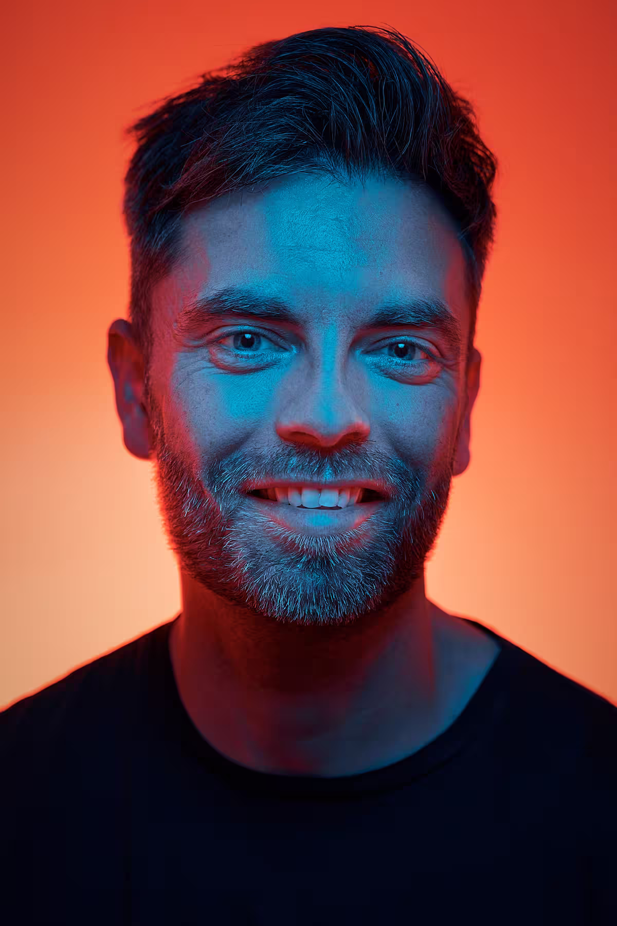 Portrait of Craig Black taken at beyond tellerrand in Berlin 2024 by Norman Posselt