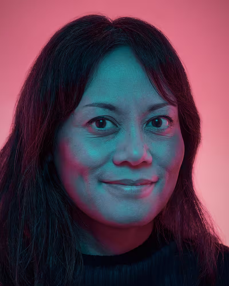 Portrait of Sheryl Cababa taken at beyond tellerrand in Berlin 2024 by Norman Posselt